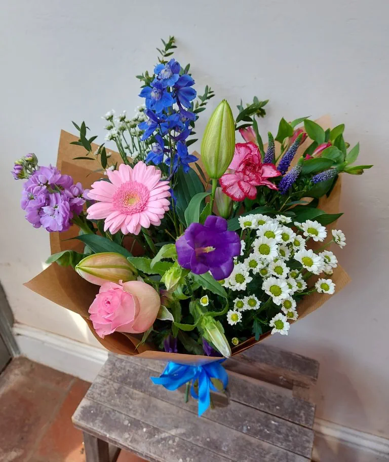 Seasonal flower bouquet handcrafted in Thornbury