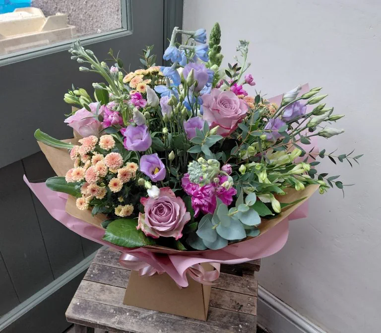 Beautiful hand-tied bouquet from The Flower Shed