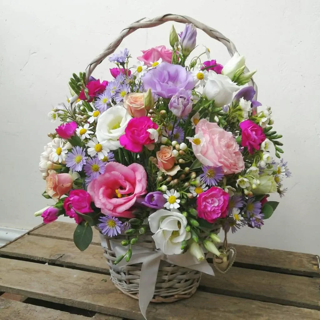 Handcrafted seasonal bouquet by The Flower Shed