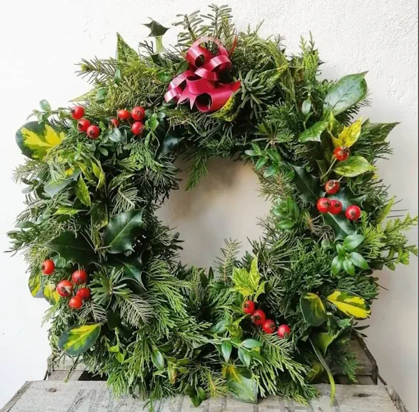 Christmas flowers and festive arrangements from The Flower Shed Thornbury