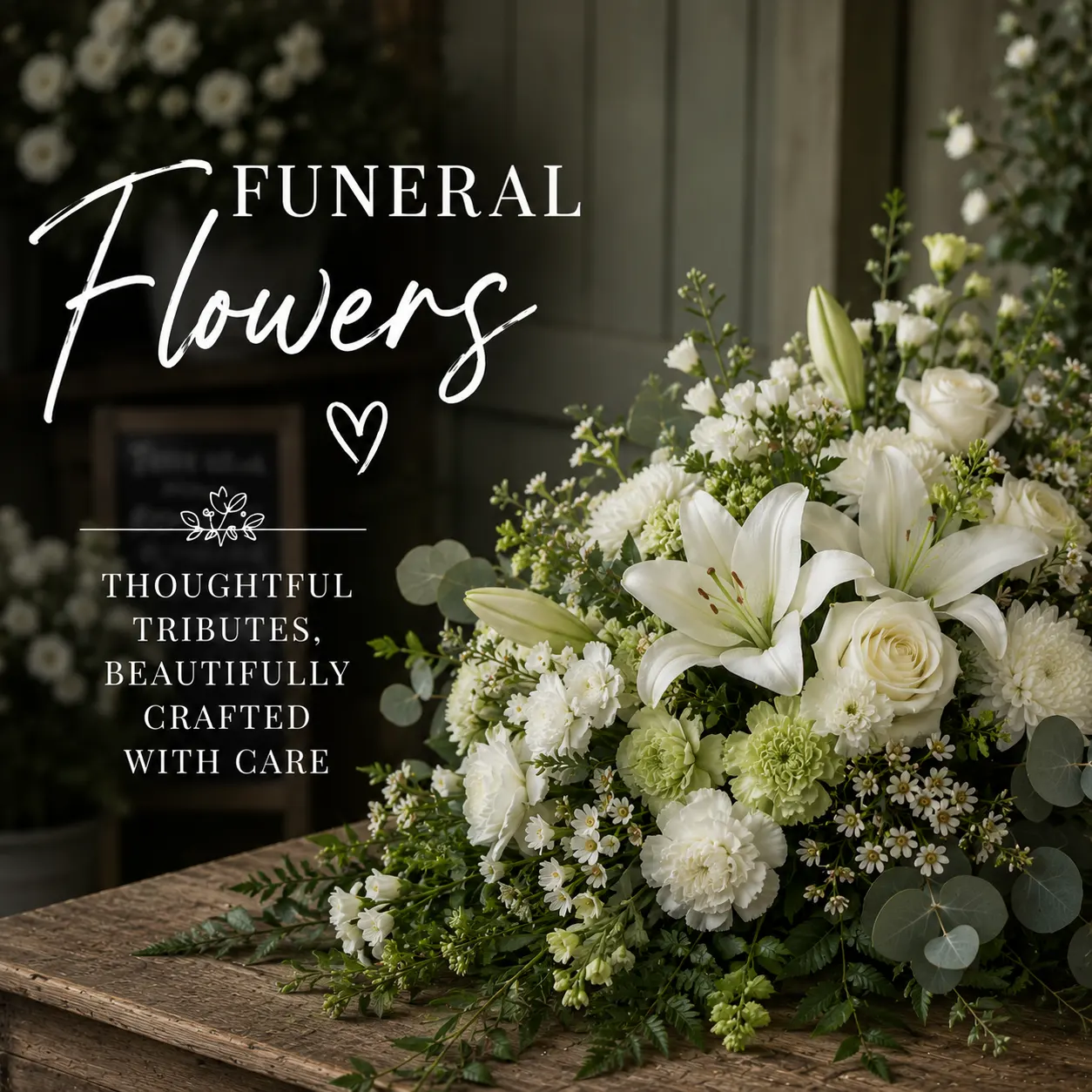 Funeral Flowers by The Flower Shed Thornbury